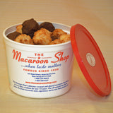 Coconut Mixed Tub - Half a pound coconut and half a pound of chocolate-covered coconut macaroons