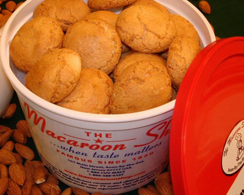 Gourmet Almond Macaroons 1 lb Tub - Mail-order these delicious macaroons. They are fresh and ready to enjoy!
