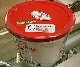 Gourmet Chocolate-Covered Coconut Macaroons 1 lb Tub - Sealed and ready for delivery for any occasion! 